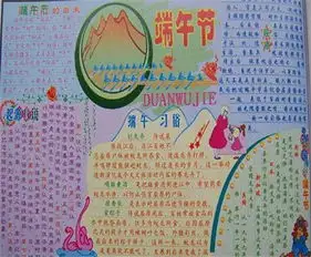 端午节手抄报快乐的端午节