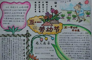 五一劳动节的手抄报