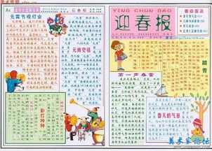 春节手抄报图画