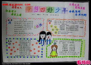 养成良好行为习惯做健康快乐好少年的手抄报怎样做