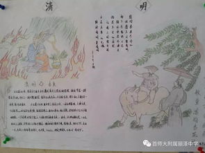 缅怀先烈,传承文明丽泽中学举办清明节手抄报展示活动
