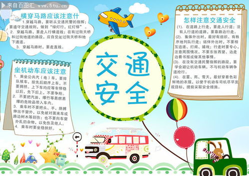 交通安全手抄报设计素材
