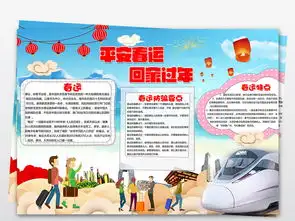 平安春运小报寒假交通安全防盗防拐手抄报psd模板图片素材psd下载59.42mb元旦手抄报大全节日手抄报