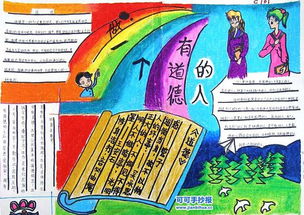 关注身边有困难的人手抄报内容
