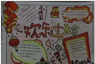 猴年元宵节英语手抄报内容