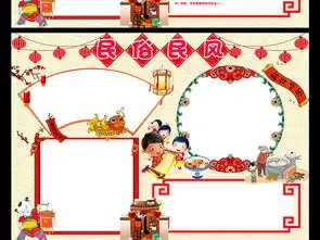 民俗民风小报中华传统文化手抄报电子小报图片素材worddoc模板下载88.21mb元旦手抄报大全节日手抄报