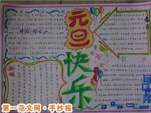 迎新年手抄报春节联欢晚会