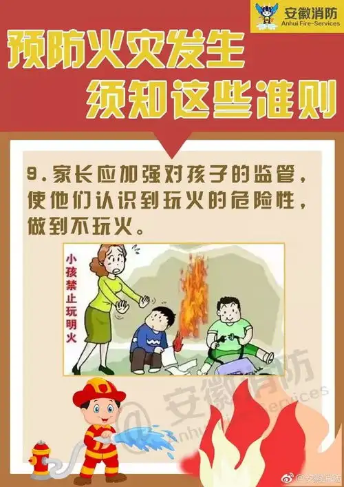 消防知识话安全注意预防火灾发生须知这些准则