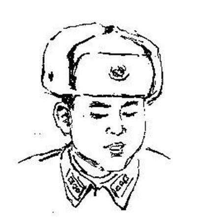 雷锋简笔画雷锋以身殉职