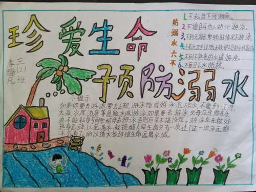 防溺水手抄报大全是作业更是警示教育