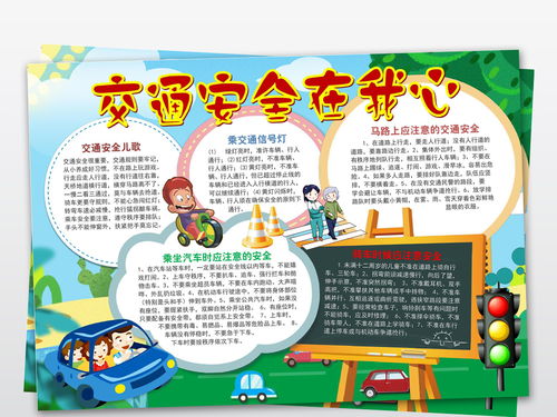 交通安全在我心小报交通安全手抄报小报下载图片素材worddoc模板24.60mb交通安全手抄报大全安全健康手抄报