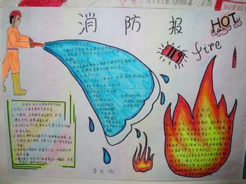 消防安全手抄报既简单又漂亮得一等奖