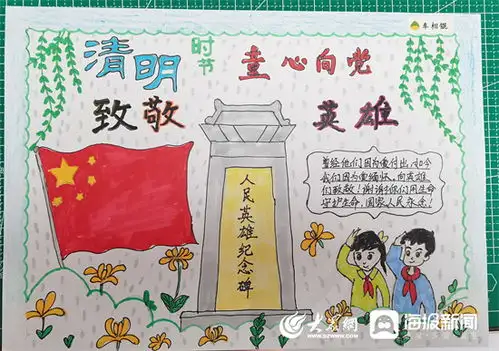 兖州区新兖镇中心小学开展以学习革命精神根植红色基因为主题的清明节系列活动
