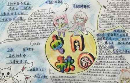 中秋节手抄报内容大全给你不一样的中秋节主题
