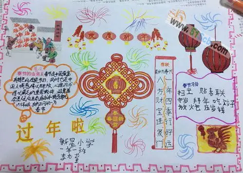 祖孙三代手抄报四年级
