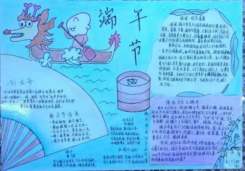 关于端午节的手抄报图片