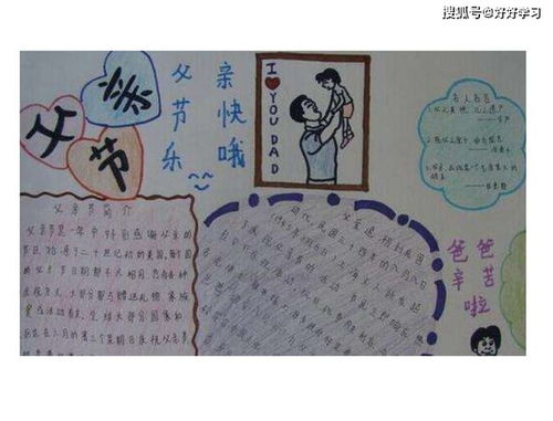 2020父亲节手抄报图片大全