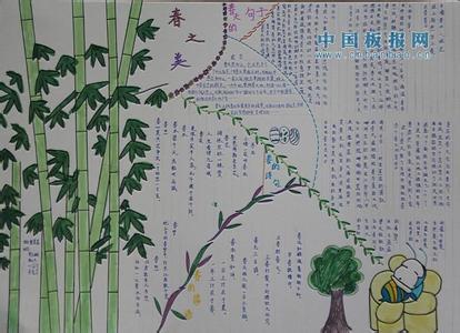 关于四季的手抄报简单又好看的卡通图片