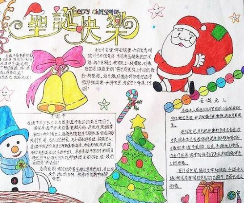 圣诞节手抄报内容