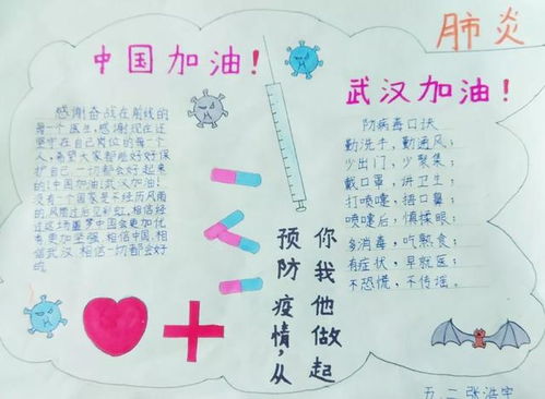 文旅战疫泉城在行动济南市博物馆抗击疫情青少年在行动手抄报作品第一批作品展播正在进行