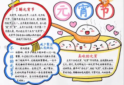 2022年最新元宵节手抄报诗词灯谜精选素材,各位家长用起来